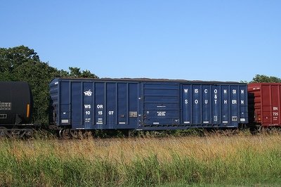 Wisconsin &amp; Southern Railroad Blue Boxcar Decal Set WSOR G Scale