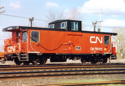 Canadian National CN Wisconsin Central WC Caboose HO Scale Decal Set