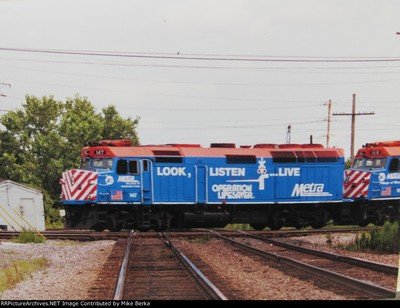 Metra METX F40PH #147 Operation Lifesaver N Scale Decal Set