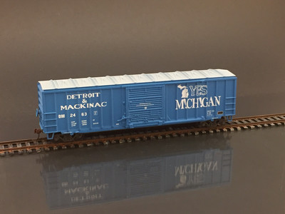 Detroit &amp; Mackinac "Yes Michigan" Boxcar HO Scale Decal Set DM 2463