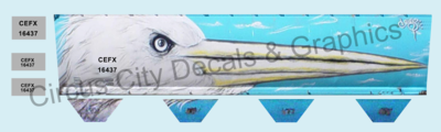 Egret Graffiti CEFX 16437 HO Scale Intermountain