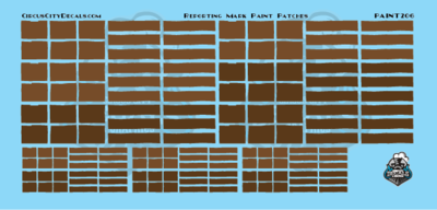 Reporting Mark Paint Patch Set Brown HO Scale