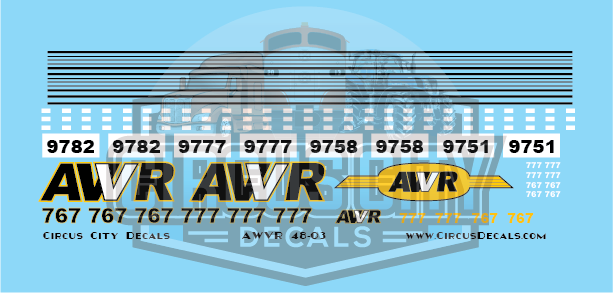 AWVR Unstoppable Movie 767/777 AC4400 O Scale