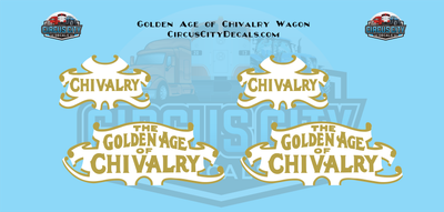 Golden Age of Chivalry Circus Wagon Kit HO 1:87 Scale