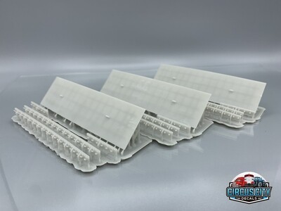 Great Lakes Ore Boat Hatch Covers with Sides N 1:160 Scale