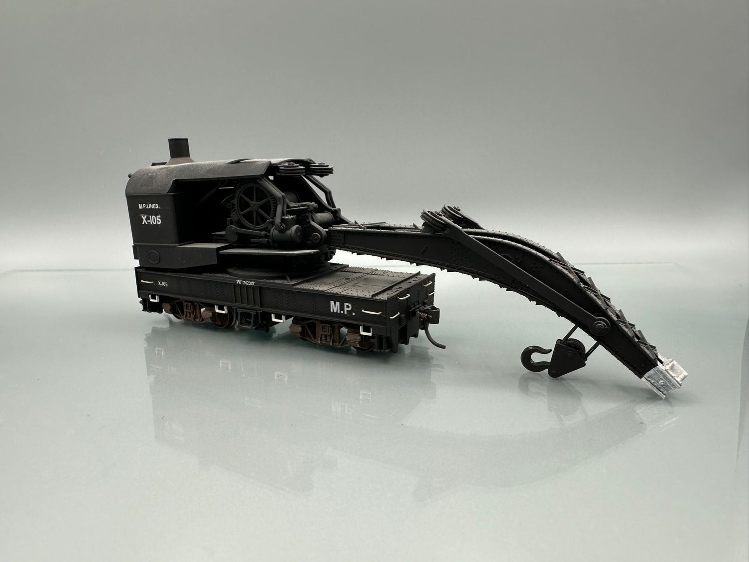 MP X105 120 Ton Steam Crane Custom 1:87 Scale