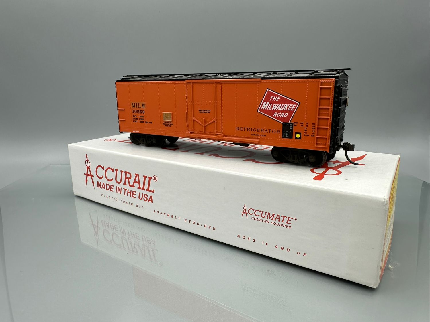 Milwaukee Road 10559 Soo Line 1003 Tool Car Accurail Custom Painted 1:87 Scale