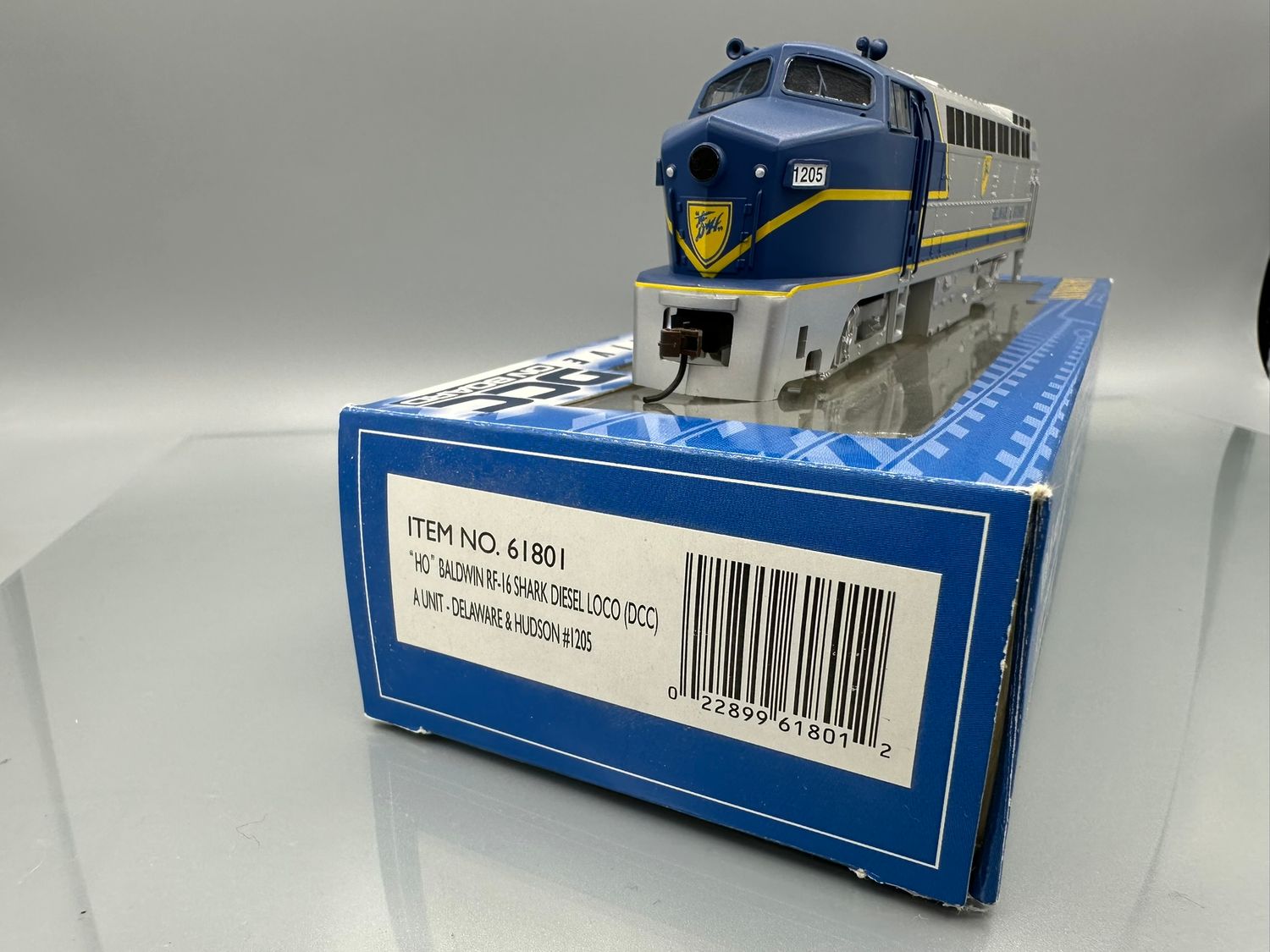 Delaware &amp; Hudson RF-16 #1205 Like New w/DCC 1:87 Scale
