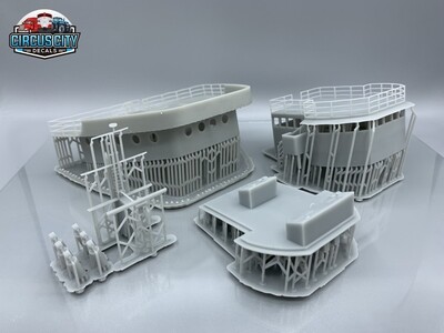 Great Lakes Ore Boat Wheelhouse 3d Printed S 1:64 Scale