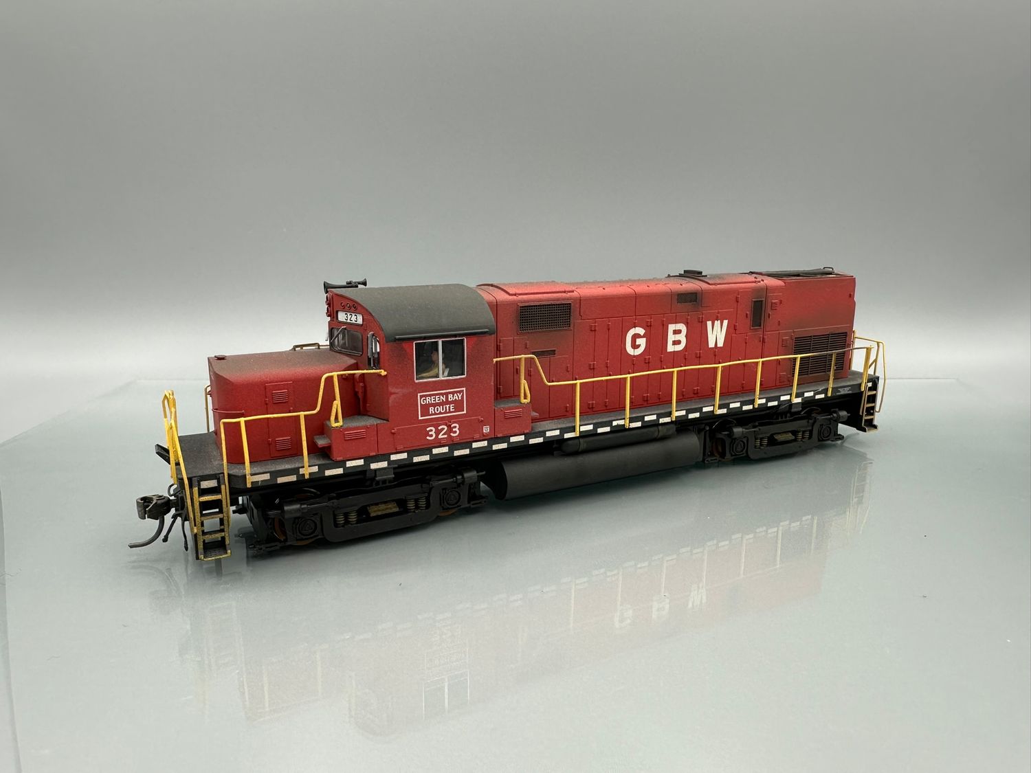 Green Bay &amp; Western GBW C420 #323 Atlas DCC/Sound Weathered 1:87 Scale