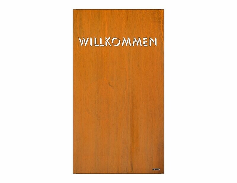 Sichtschutzwand Motiv WILLKOMMEN3 1000x1800 mm Sichtschutzwand Motiv WILLKOMMEN3 1000x1800 mm