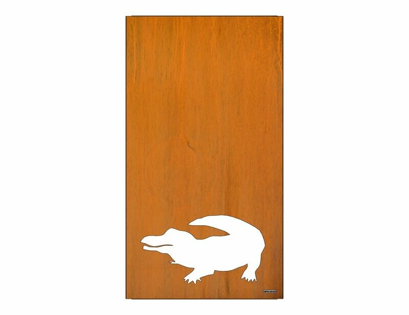 Sichtschutzwand Motiv KROKODIL 1000x1800 mm Sichtschutzwand Motiv KROKODIL 1000x1800 mm
