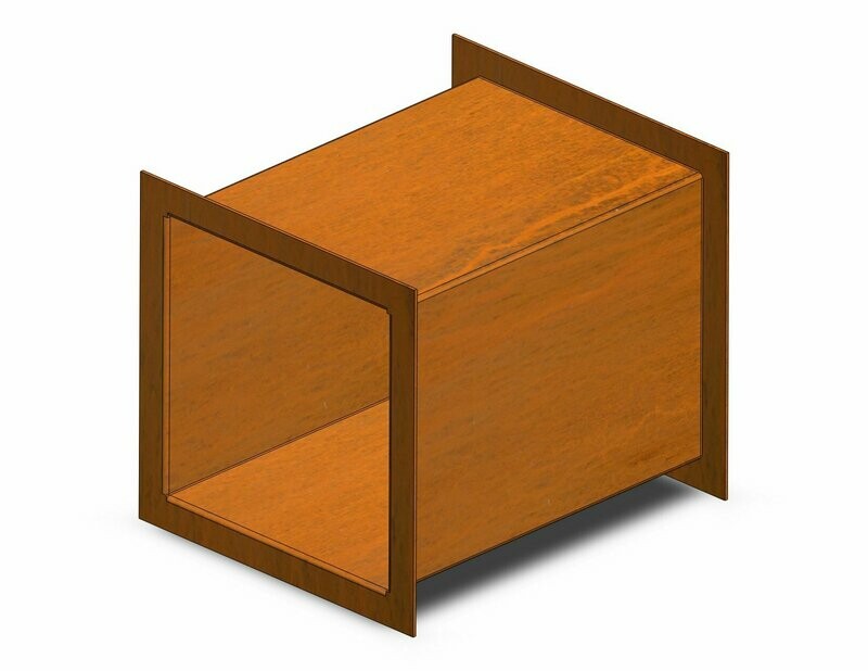 Fenster für die Kaminholzregale - rechteckig 250x250 mm Fenster für die Kaminholzregale - rechteckig 250x250 mm