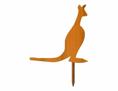 Kangaroo aus Cortenstahl