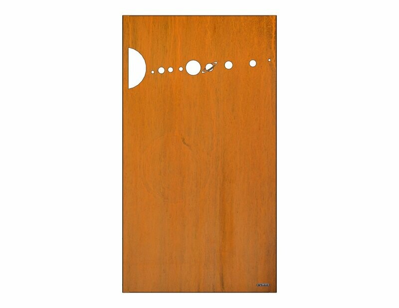 Sichtschutzwand Motiv SONNENSYSTEM 1000x1800 mm Sichtschutzwand Motiv SONNENSYSTEM 1000x1800 mm