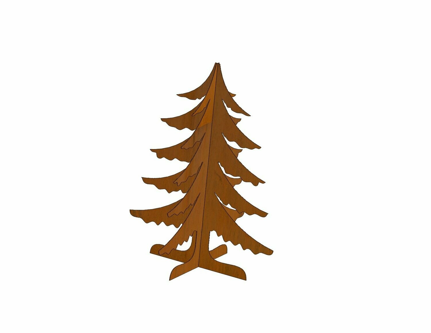 Tannenbaum aus Cortenstahl Tannenbaum aus Cortenstahl