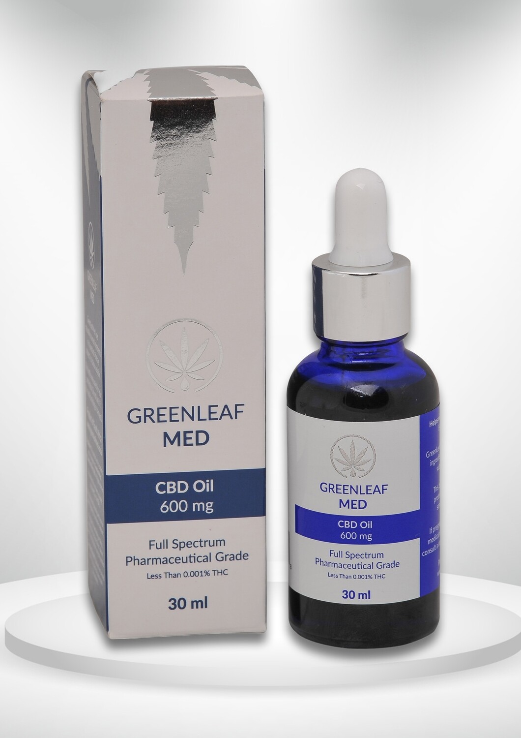 GreenLeaf MED Full Spectrum Pharmaceutical Grade CBD Oil 600mg