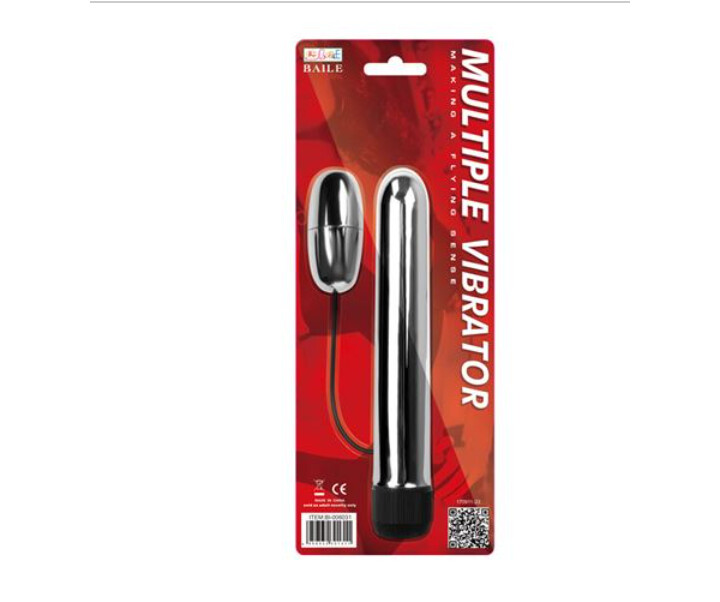 Vibrador doble metalizado