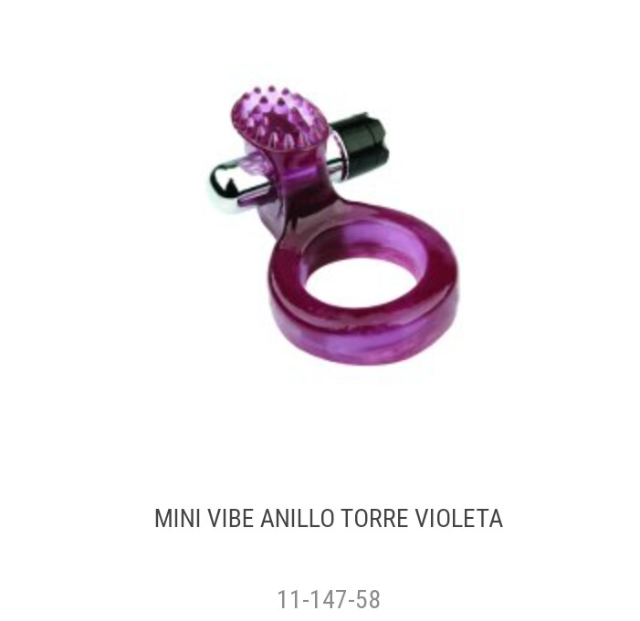 Anillo Vibrador Torre Violeta