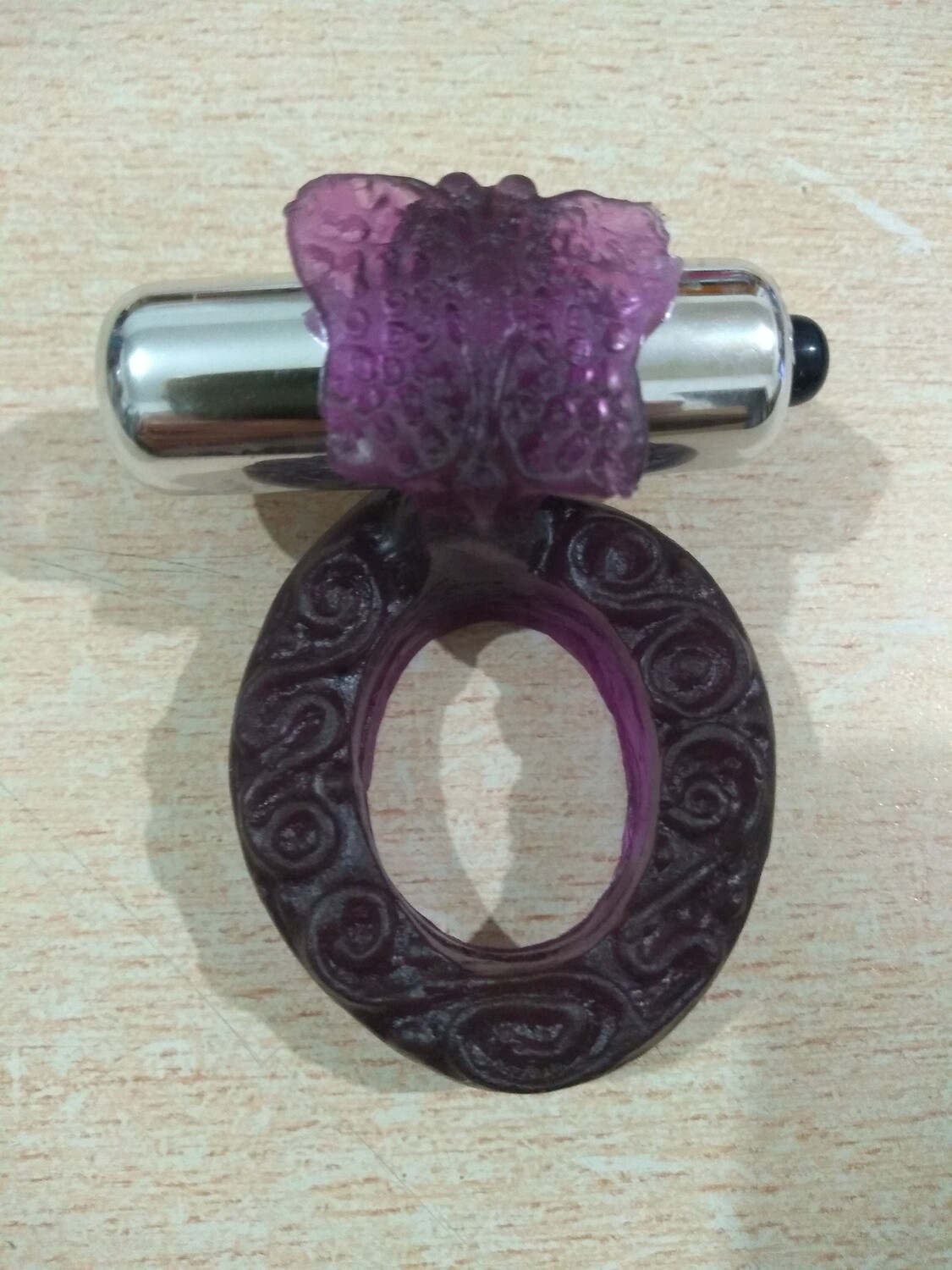Anillo Vibrador Mariposa Violeta
