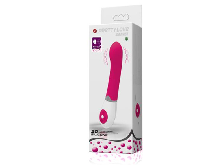 Pretty Love Daniel vibrador por voz o sonido 30 funciones silicona