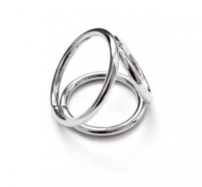 Anillo triple acero inoxidable