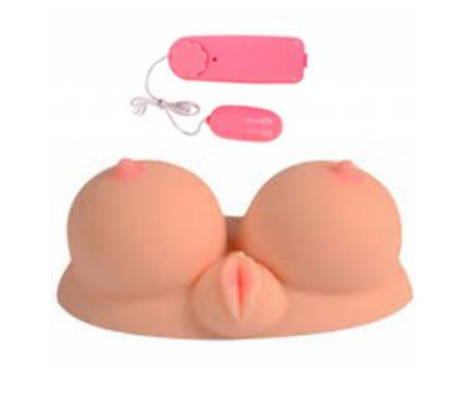 Masturbador tetas y vagina con vibrador
