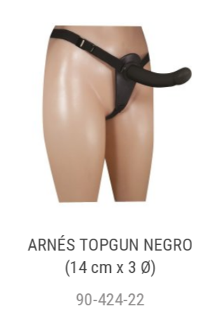 Arnés Topgun negro