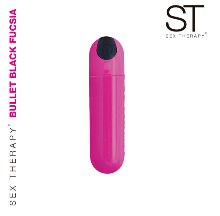 ST Bullet black fucsia recargable