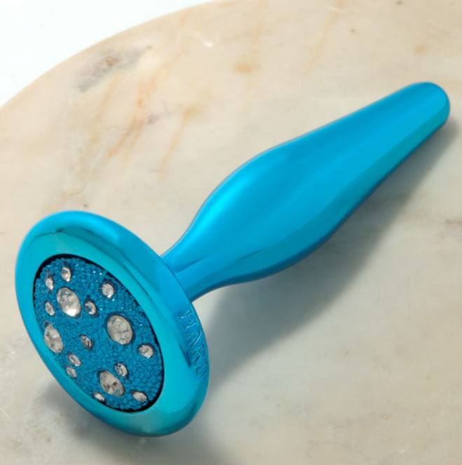 Plug anal metal azul IUPI HARD