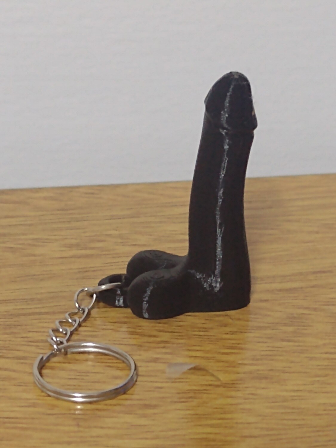 Llavero pene negro 5 cm