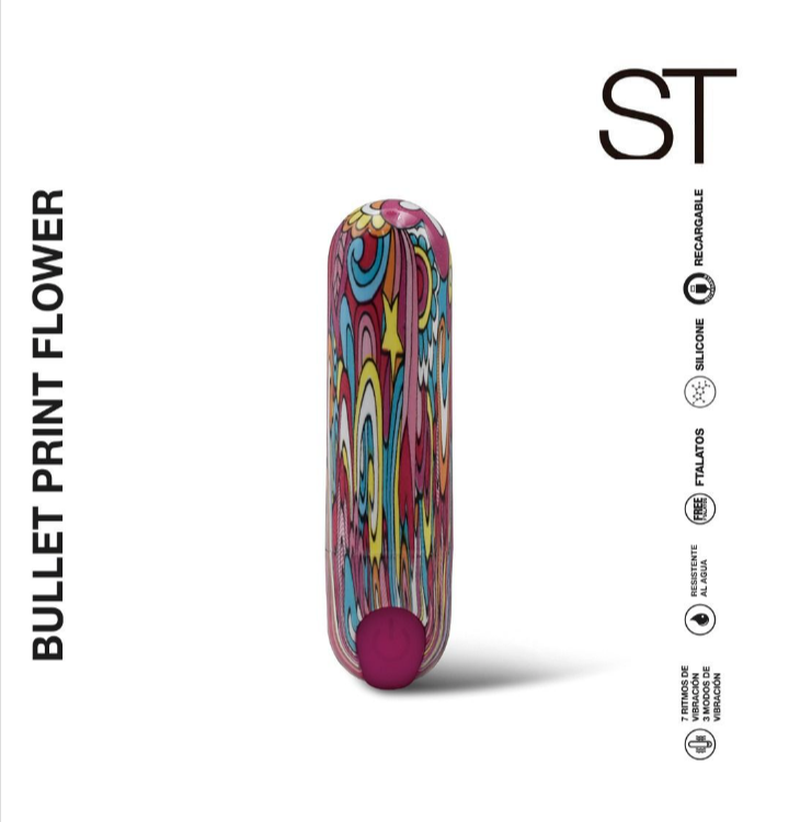ST Bullet print Flower recargable
