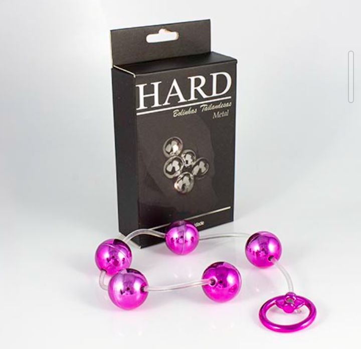 Bolas tailandesas metal rosa