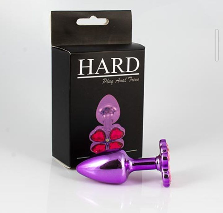 Plug trébol morado S