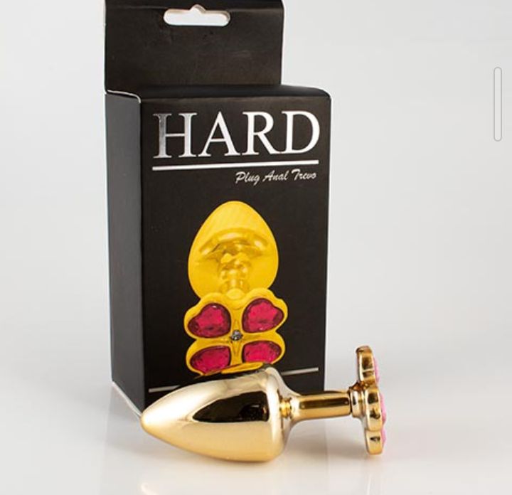 Plug trébol dorado M