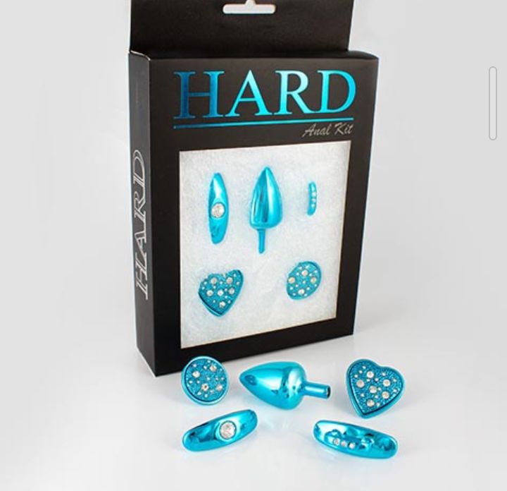 Kit plug con base removible color azul M