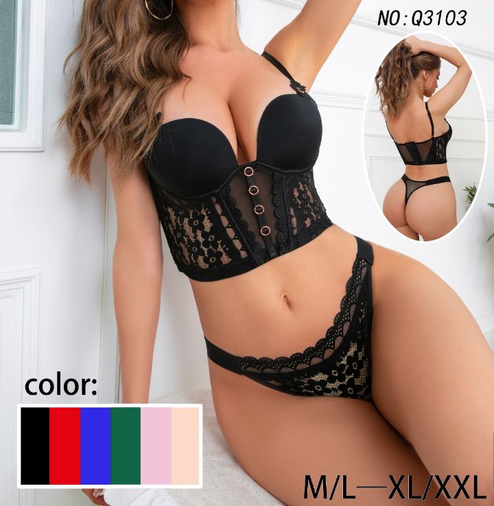Conjunto sexy corset 1
