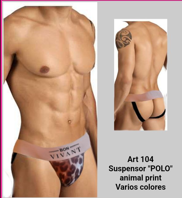 Suspensor Polo animal print