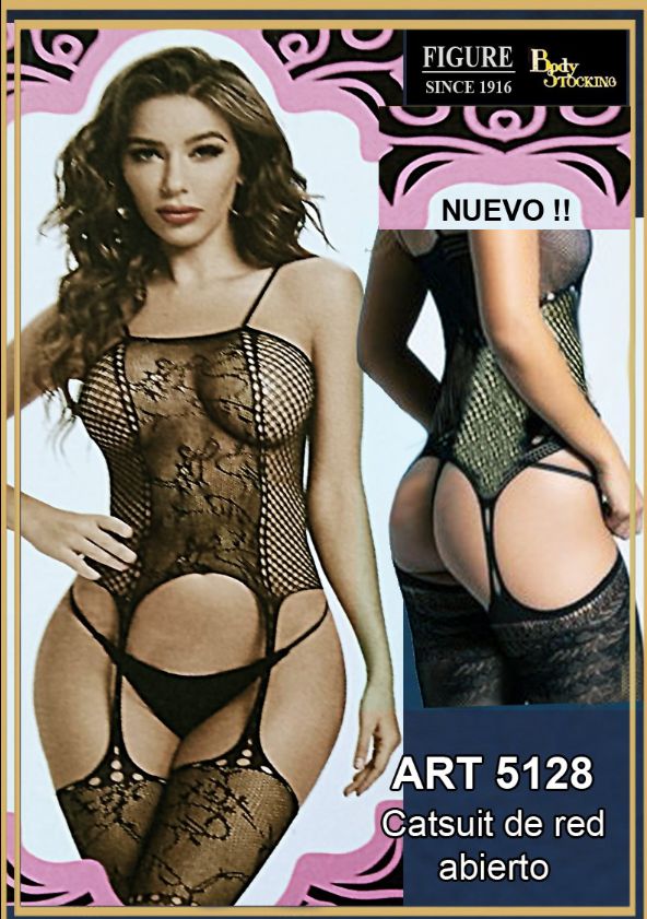 Catsuit abierto de red