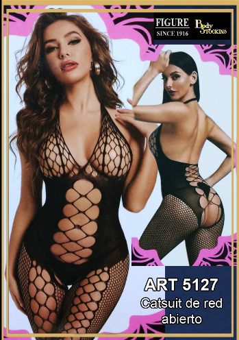 Catsuit abierto de red