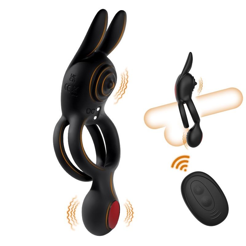 Anillo vibrador recargable con control remoto
