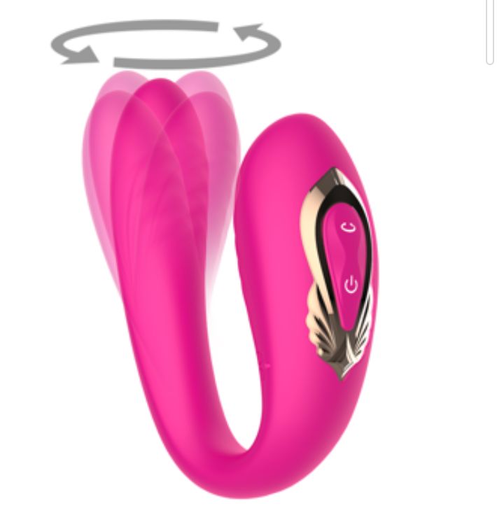 Vibrador rotador para parejas