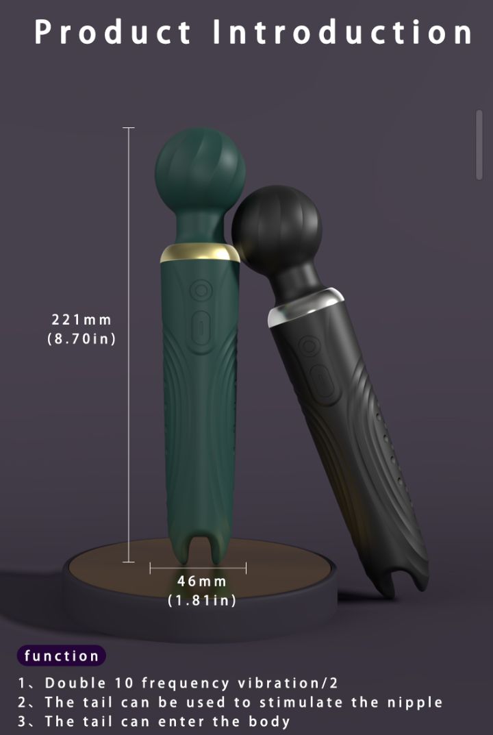 Vibrador masajeador recargable 3013
