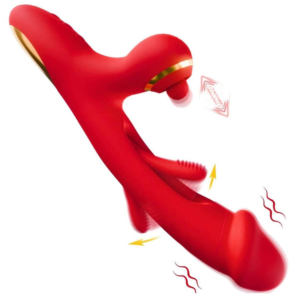 Vibrador triple motor recargable