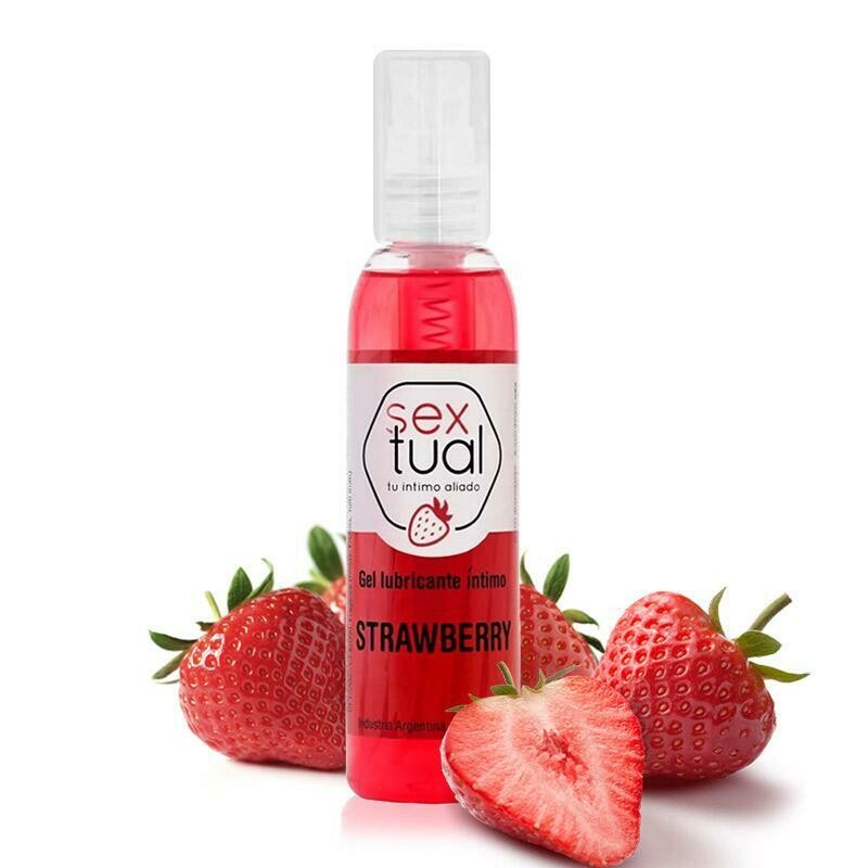 Gel Lubricante comestible Frutilla 60 ml