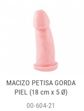 Macizo Petisa Gorda Piel 18 x 5 cm