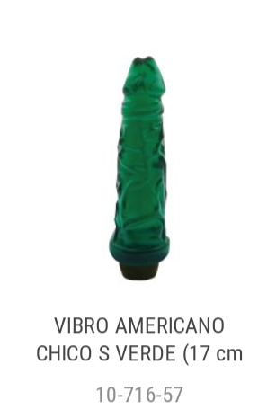 Vibrador Americano chico verde