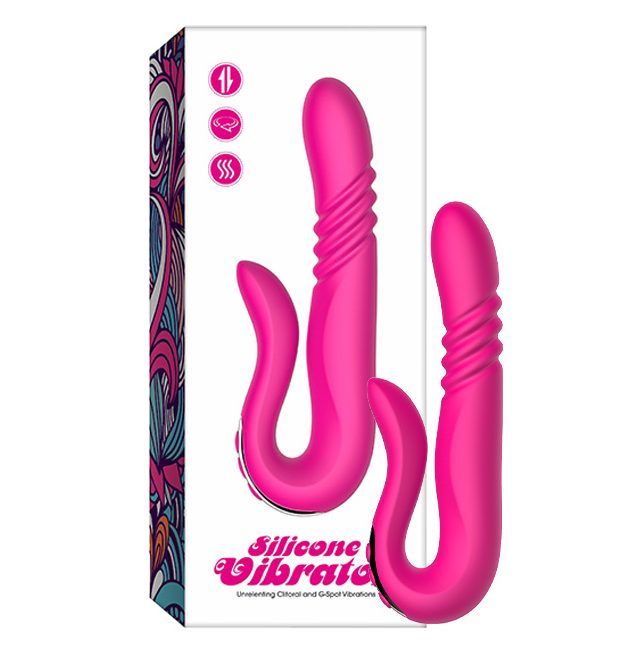 Vibrador rotador con empuje