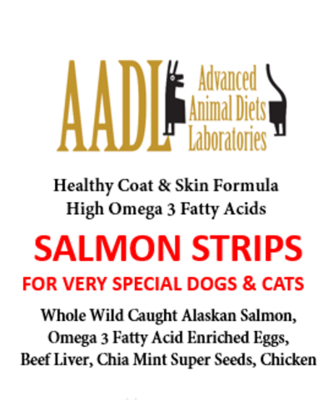 Salmon Strips For Small Dogs & Cats