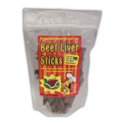 Natural Beef Liver Sticks